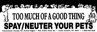 Spay/Neuter your pets